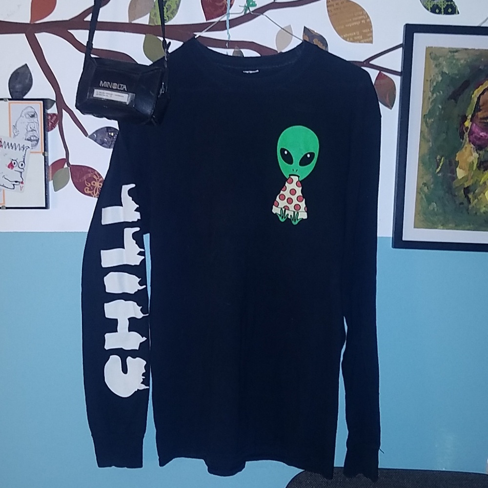 Alien pizza chill
